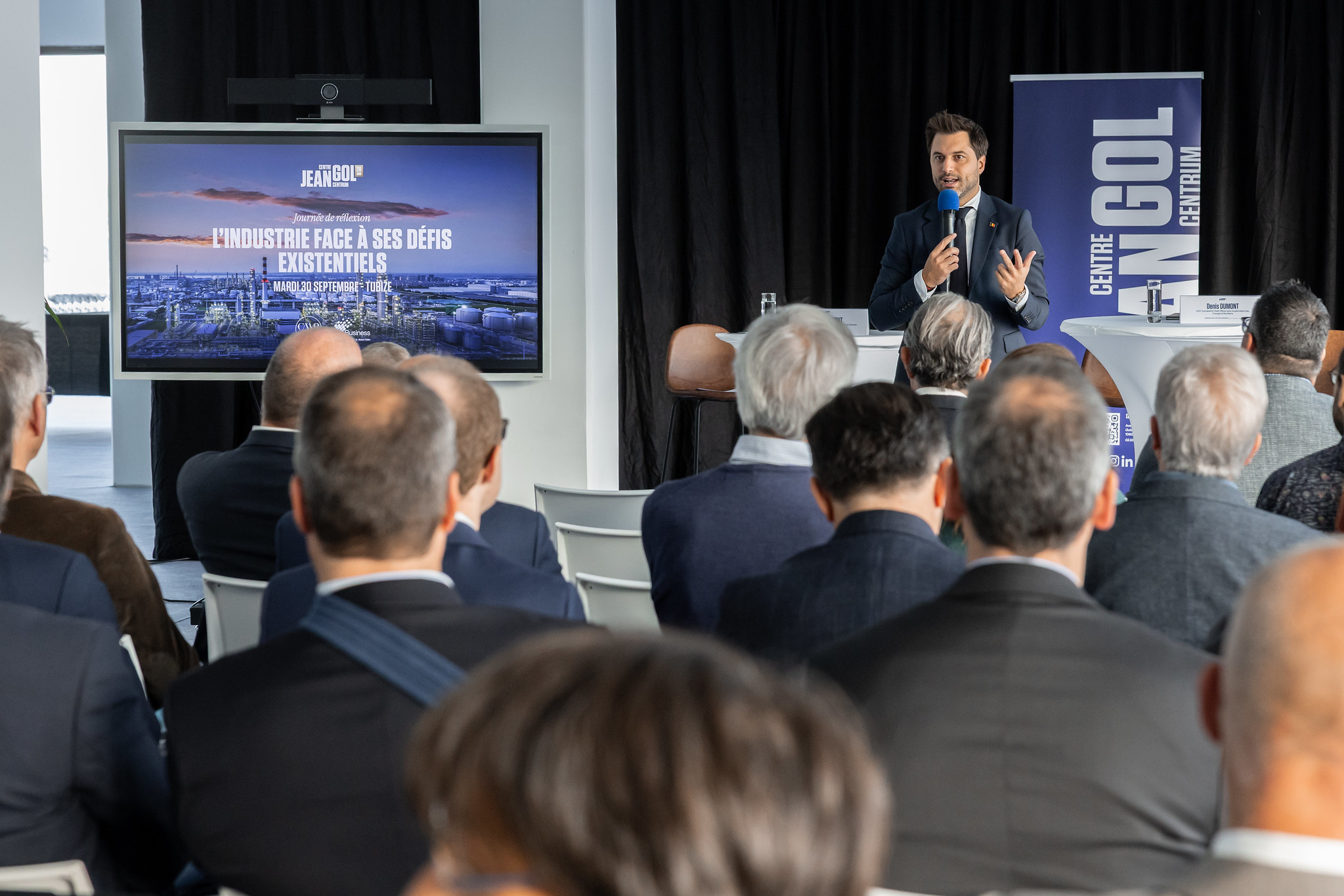 Georges-Louis Bouchez au grand colloque CJG sur l’industrie : “l’industrie doit redevenir la première priorité de la Belgique comme de l’Europe”